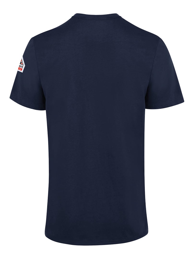 Bulwark FR Bulwark Flame Resistant 7 oz Cotton Short Sleeve T-Shirt, Navy, X-Large - Image 2